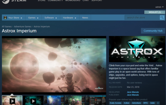 Astrox Imperium live on Steam!